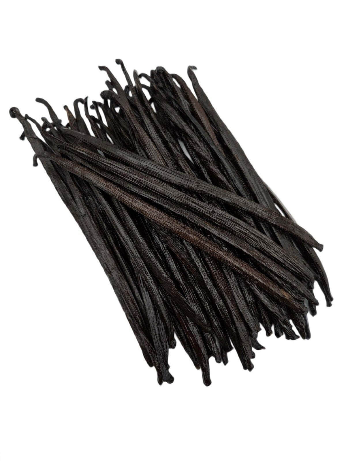 Indonesian Vanilla (Sumatra) Planifolia Gourmet Grade-A Beans<br>For Extract And Baking<BR>5 count, 15 count, 25 count, 50 count, 100 count