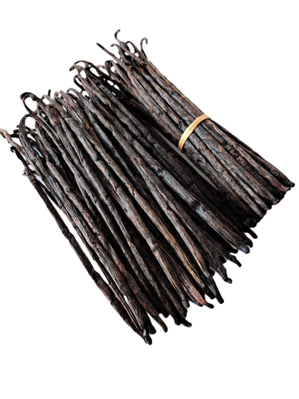Madagascar Bourbon Extract Vanilla Beans Grade-B <br>For Extract Making<BR>5 count, 15 count, 25 count, 50 count, 100 count