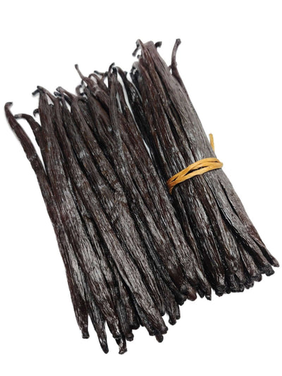 Ugandan Vanilla Beans Grade-A Gourmet <br>For Extract And Baking<BR>5 Count, 15 Count, 25 Count, 50 Count, 100 Count