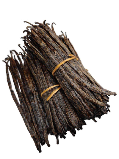 Ugandan Extract Vanilla Beans Grade-B For Extract Making5 count, 15 count, 25 count, 50 count, 100 count | Spice-Land Wholesale | Vanilla Beans
